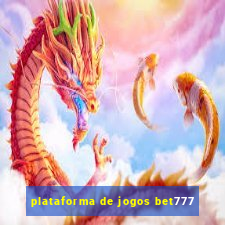 plataforma de jogos bet777